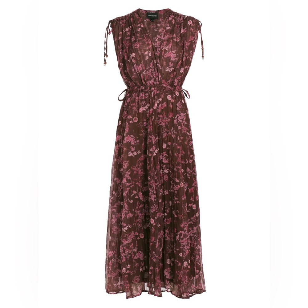 Sabina Musáyev Pollonia Floral Cocktail Dress